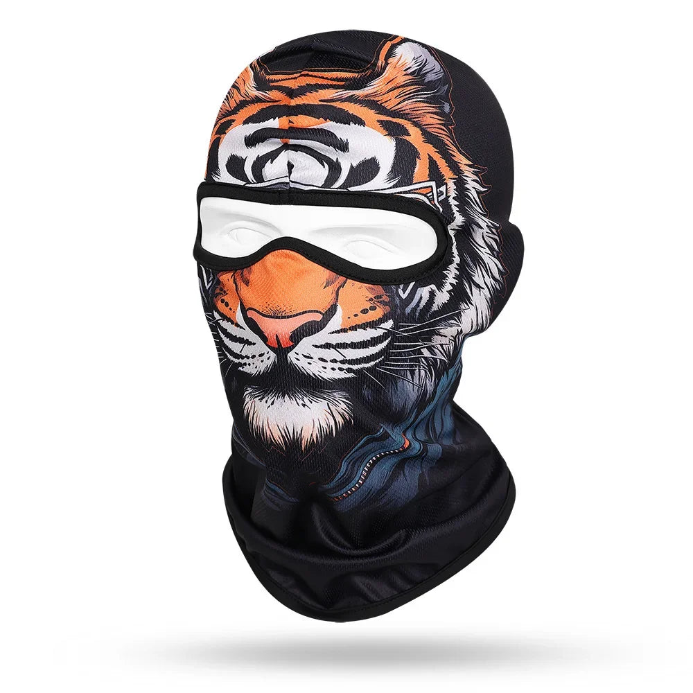 Saber Tiger WC-24 3D printed balaclava – product photo on white background