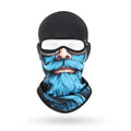 Turquoise Wave BG-25 3D printed balaclava – product photo on white background