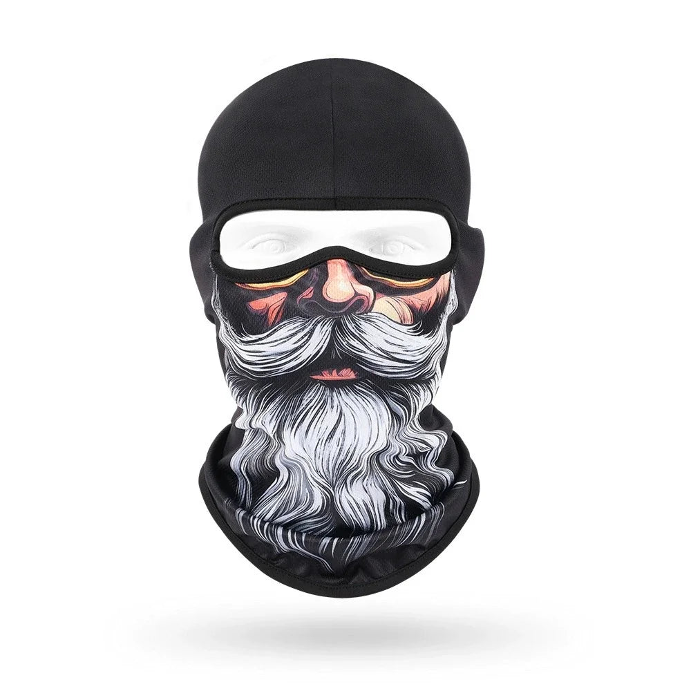 Grey Wizard BG-15 3D printed balaclava – product photo on white background