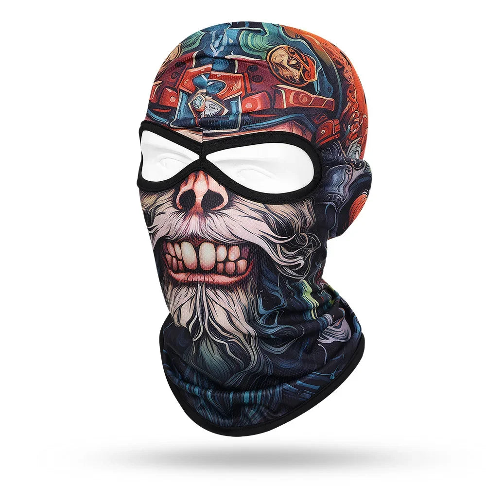Mosaic Skull SB-04 3D printed balaclava – product photo on white background