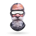 Silver Grandpa BG-07 3D printed balaclava – product photo on white background