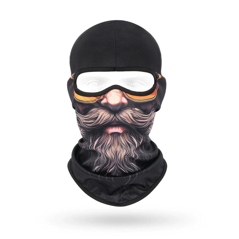 Iron Beard BG-21 3D printed balaclava – product photo on white background