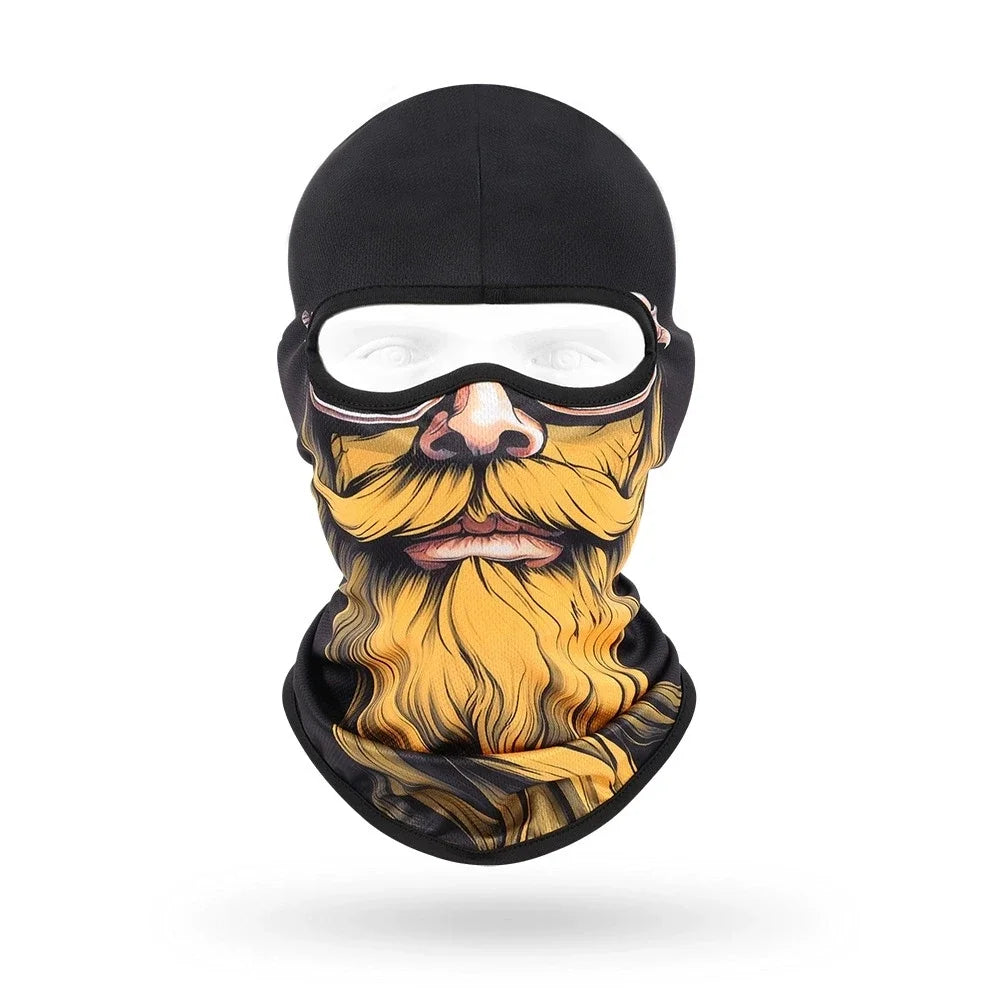 Amber Beard BG-26 3D printed balaclava – product photo on white background