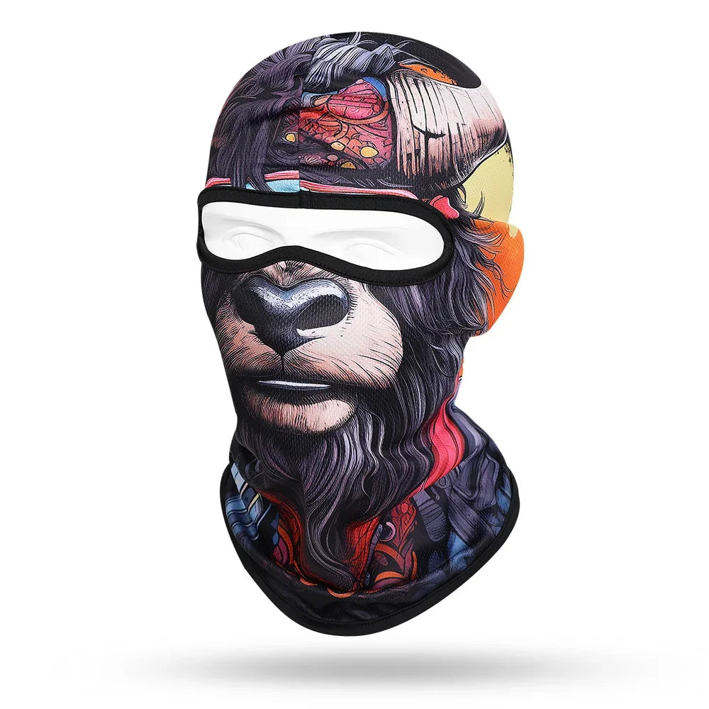Night Bear WC-11 3D printed balaclava – product photo on white background