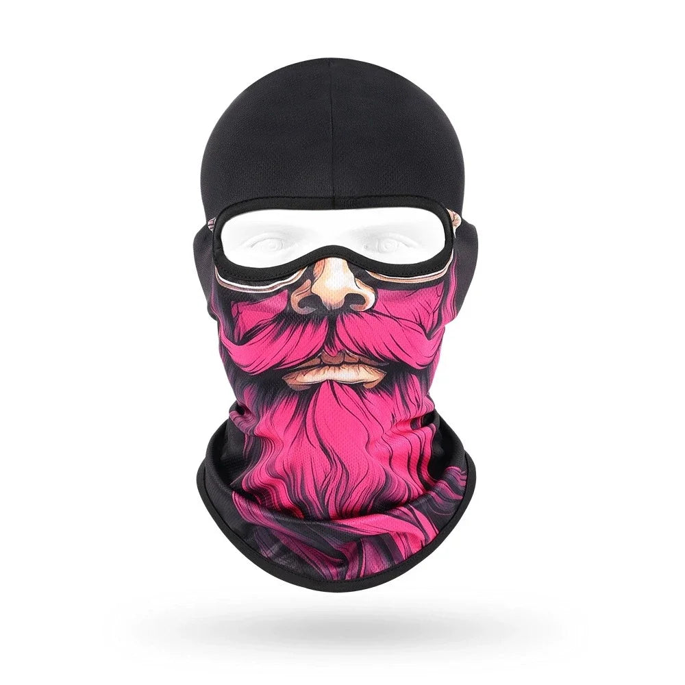 Crimson Beard BG-27 3D printed balaclava – product photo on white background