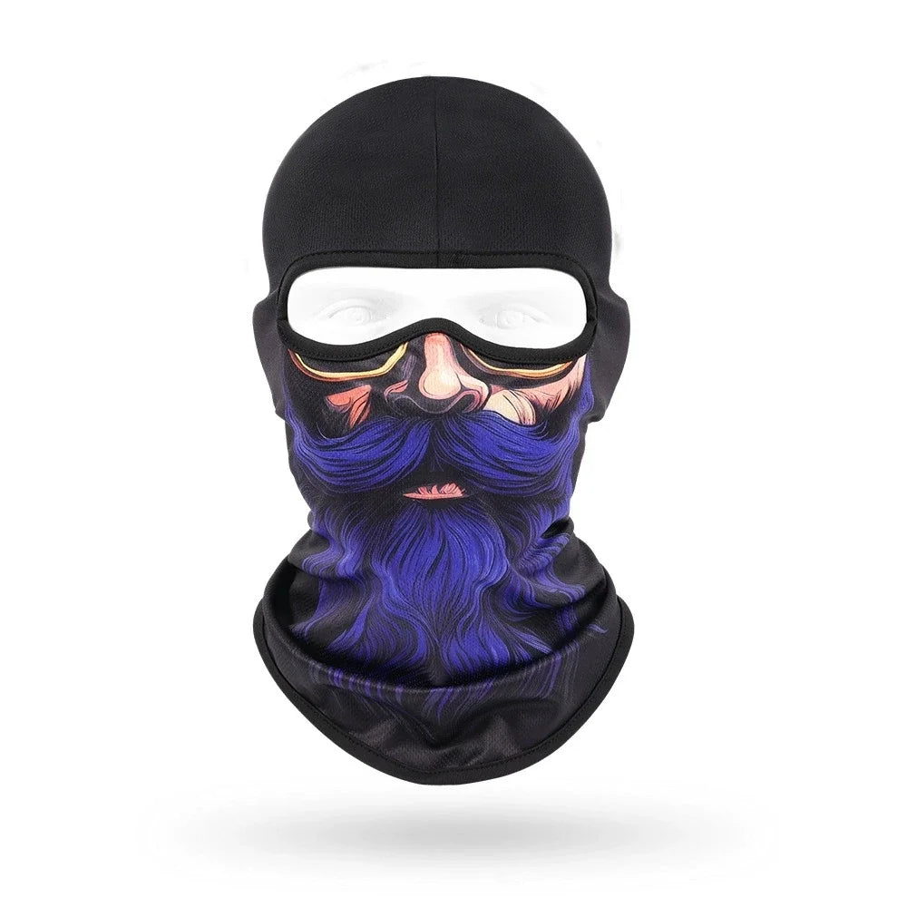 Midnight Blue BG-16 3D printed balaclava – product photo on white background
