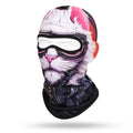 Snow Leopard WC-16 3D printed balaclava – product photo on white background