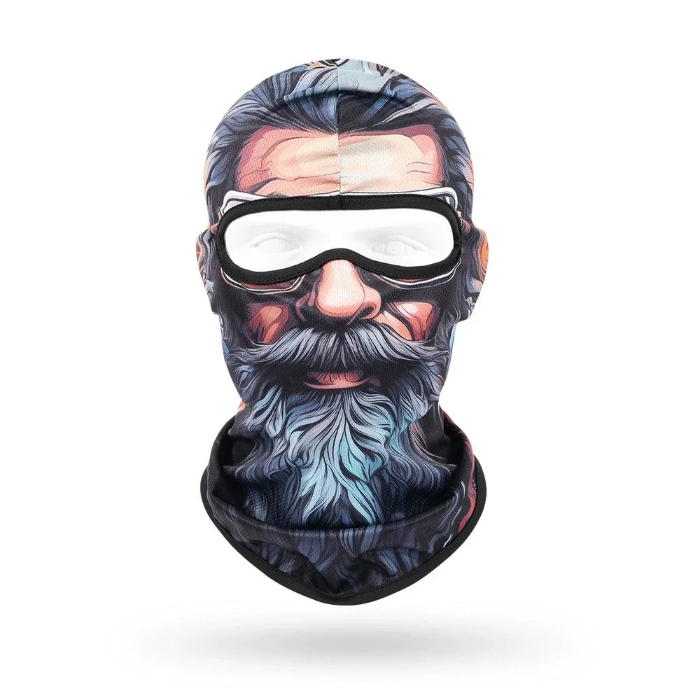 Grey Admiral BG-10 3D printed balaclava – product photo on white background