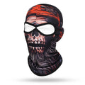 Red Cap Skull SB-08 3D printed balaclava – product photo on white background