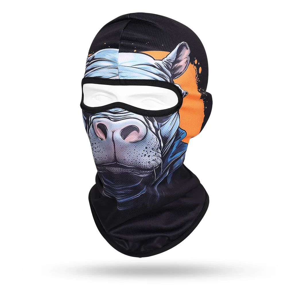 Grey Wolf WC-19 3D printed balaclava – product photo on white background