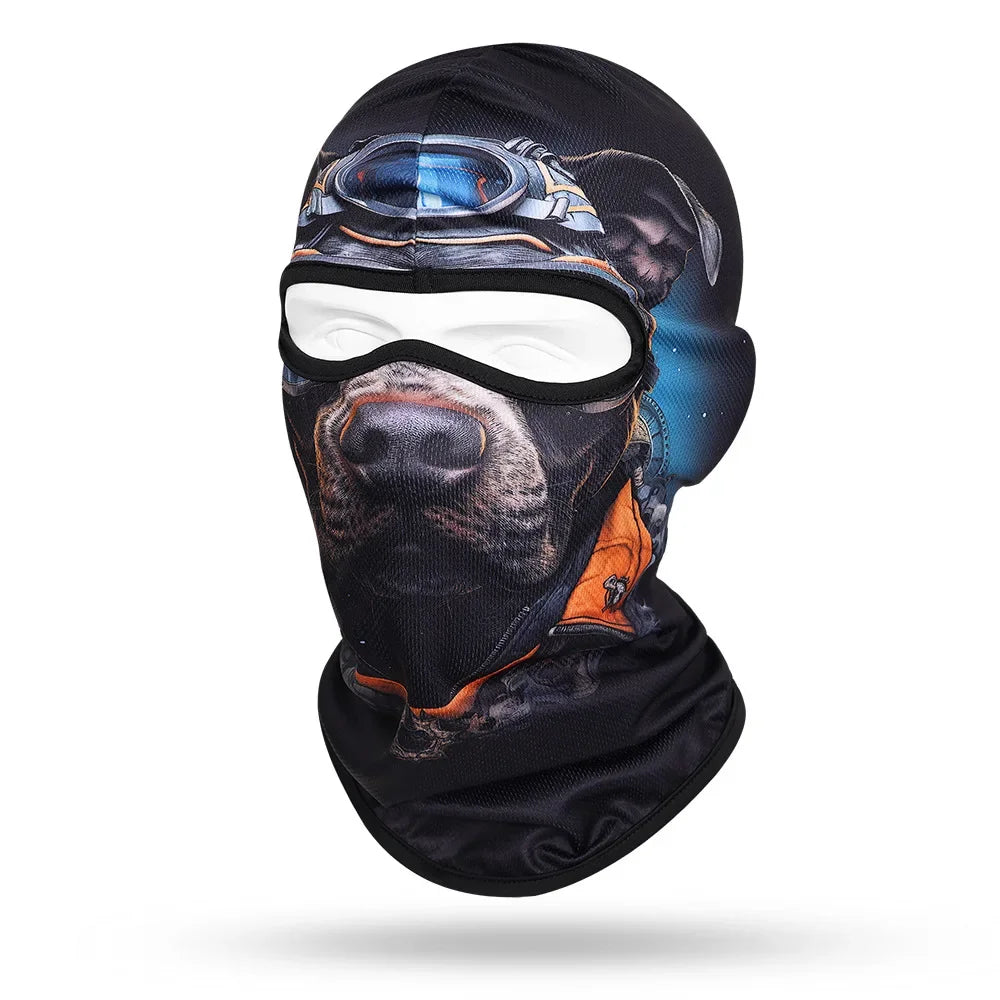 Husky WC-22 3D printed balaclava – product photo on white background