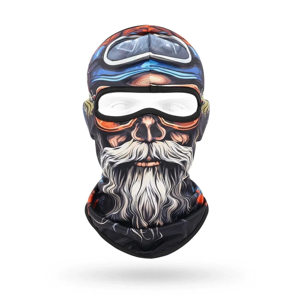 Snow Pilot BG-19 3D printed balaclava – product photo on white background
