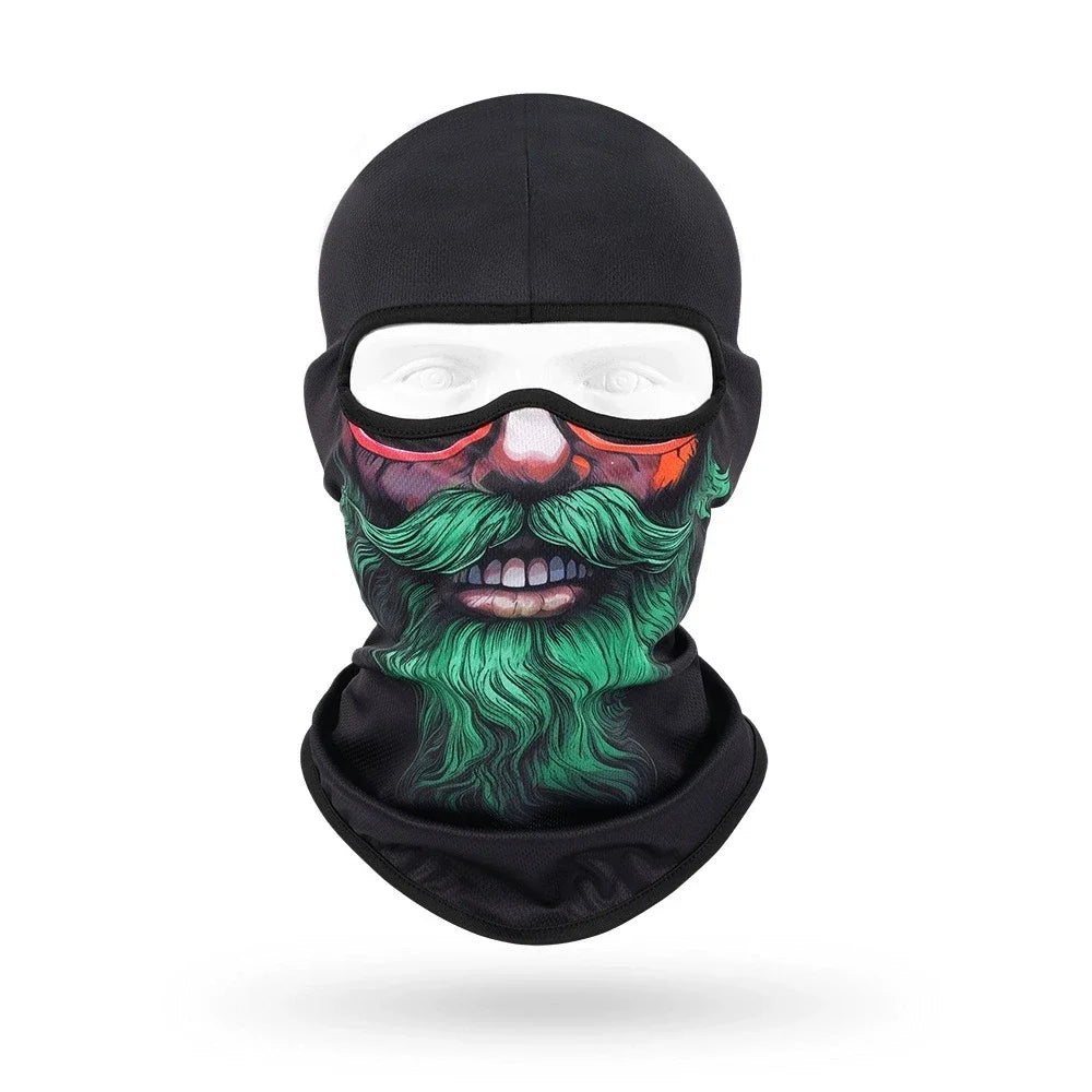 Lucky Green BG-30 3D printed balaclava – product photo on white background