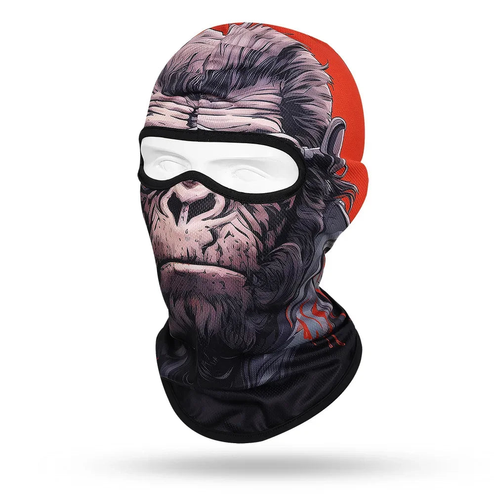 Gorilla WC-32 3D printed balaclava – product photo on white background
