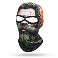 Green Beard Rider SB-07 3D printed balaclava – product photo on white background