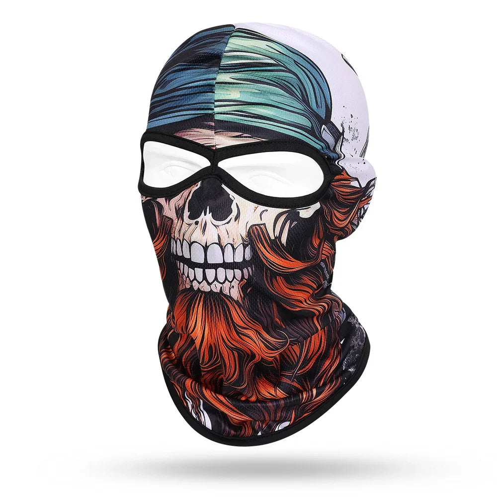 Ginger Skull SB-10 3D printed balaclava – product photo on white background