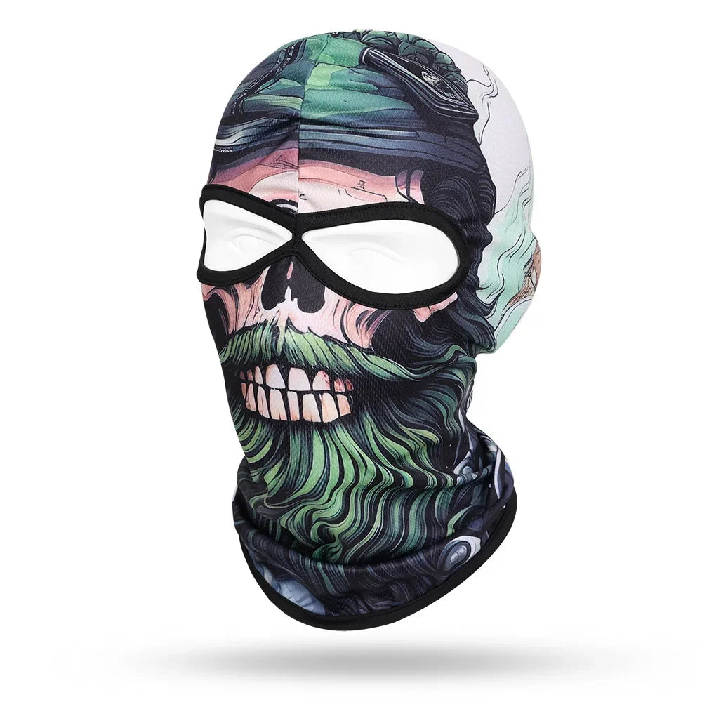 Toxic Skull SB-09 3D printed balaclava – product photo on white background