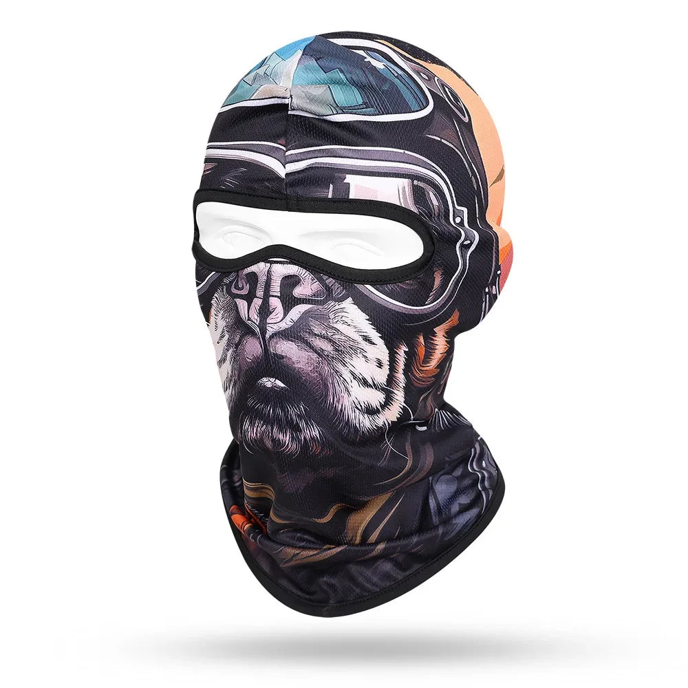 Grey Gorilla WC-03 3D printed balaclava – product photo on white background