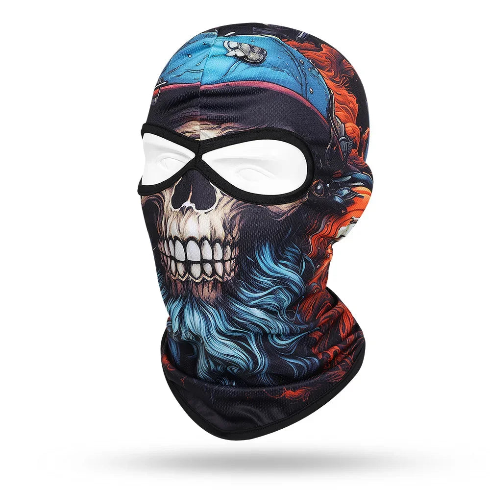 Cobalt Skull SB-02 3D printed balaclava – product photo on white background