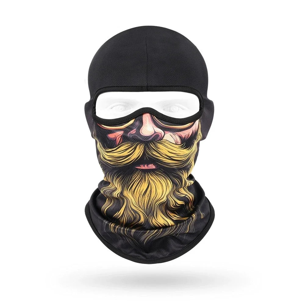 Golden Beard BG-20 3D printed balaclava – product photo on white background