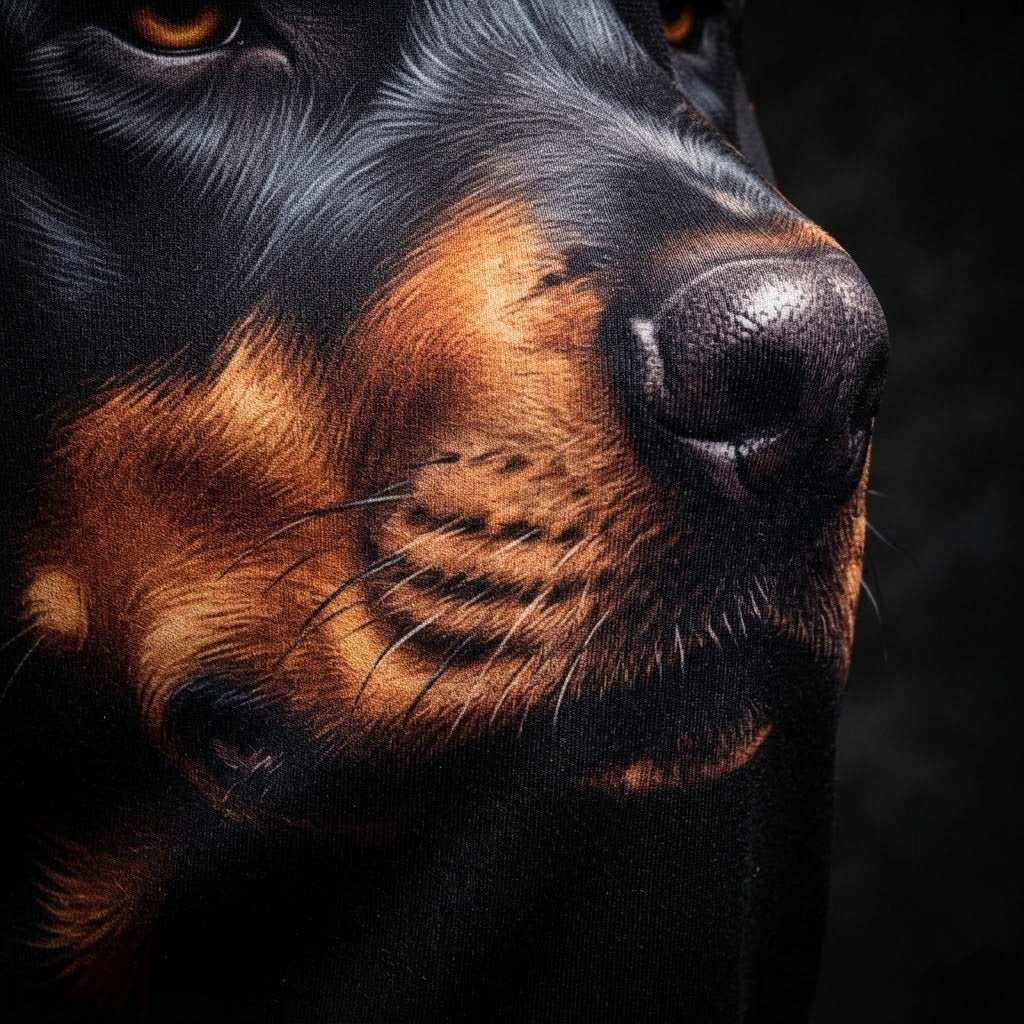 Fire Cat WC-34 3D printed balaclava – close-up of the printed design