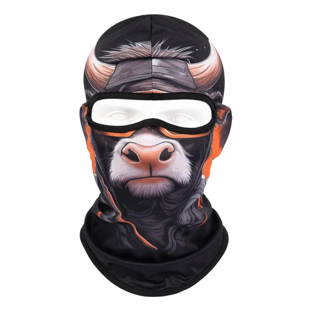Brown Bear WC-33 3D printed balaclava – product photo on white background