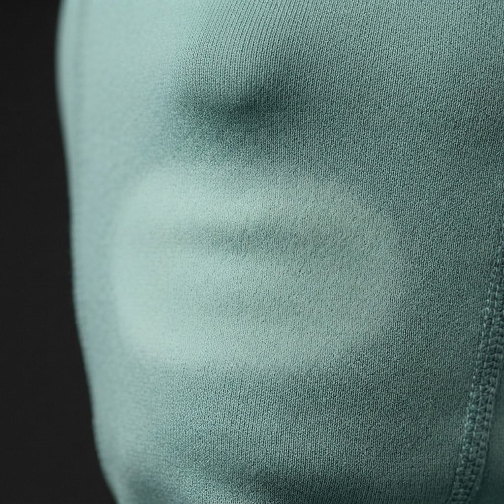 HeatWave Teal Long HW-02 balaclava – fabric detail with color change