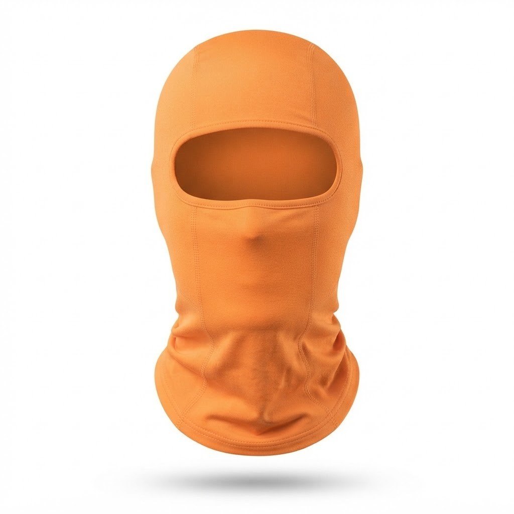 HeatWave Orange Long HW-03 color-changing balaclava