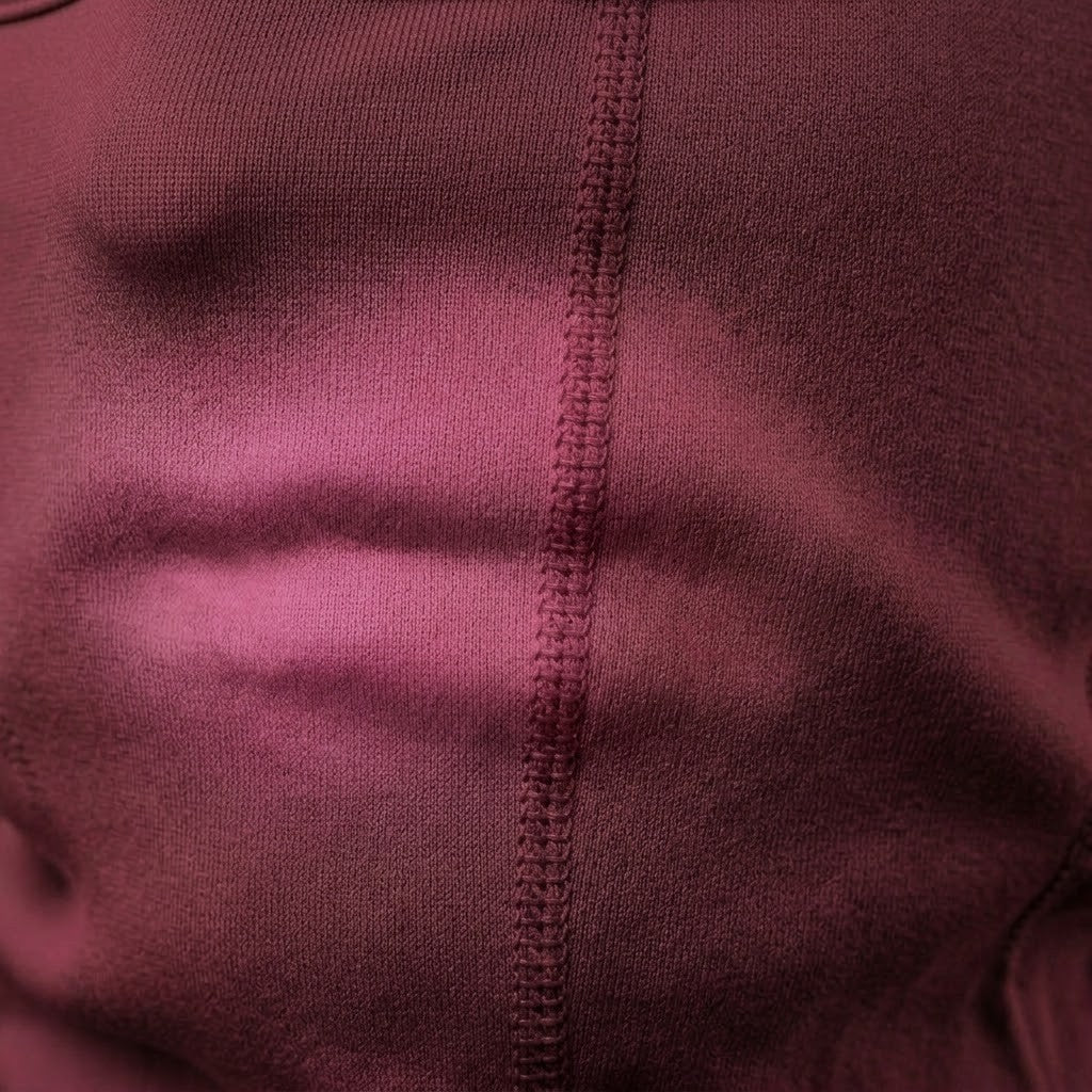 HeatWave Burgundy Long HW-04 – fabric detail with color change