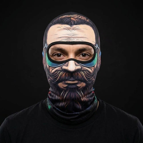 Beard Gang S-014 3D printed balaclava – front view