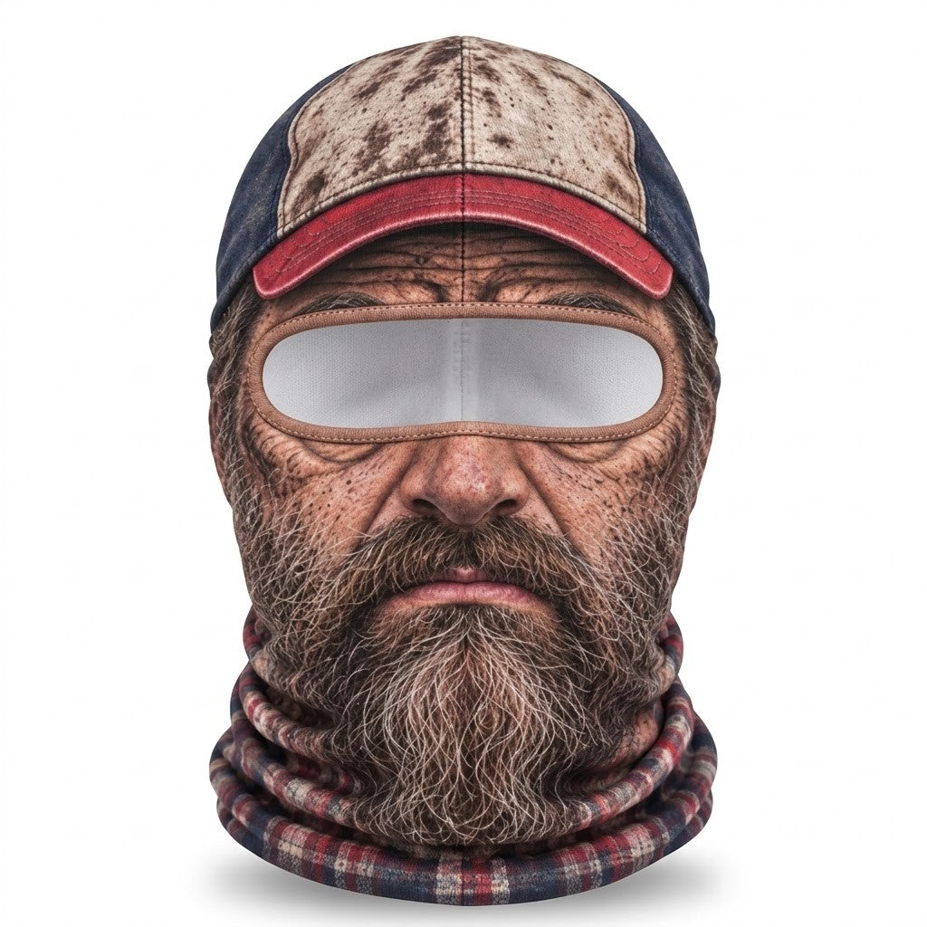 Trucker Cap SF-07 3D printed balaclava – product photo on white background