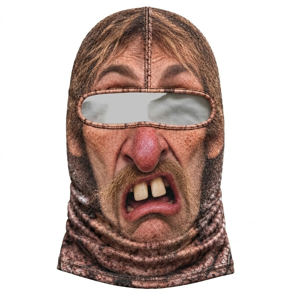 Big Nose Guy SF-09 3D printed balaclava – product photo on white background