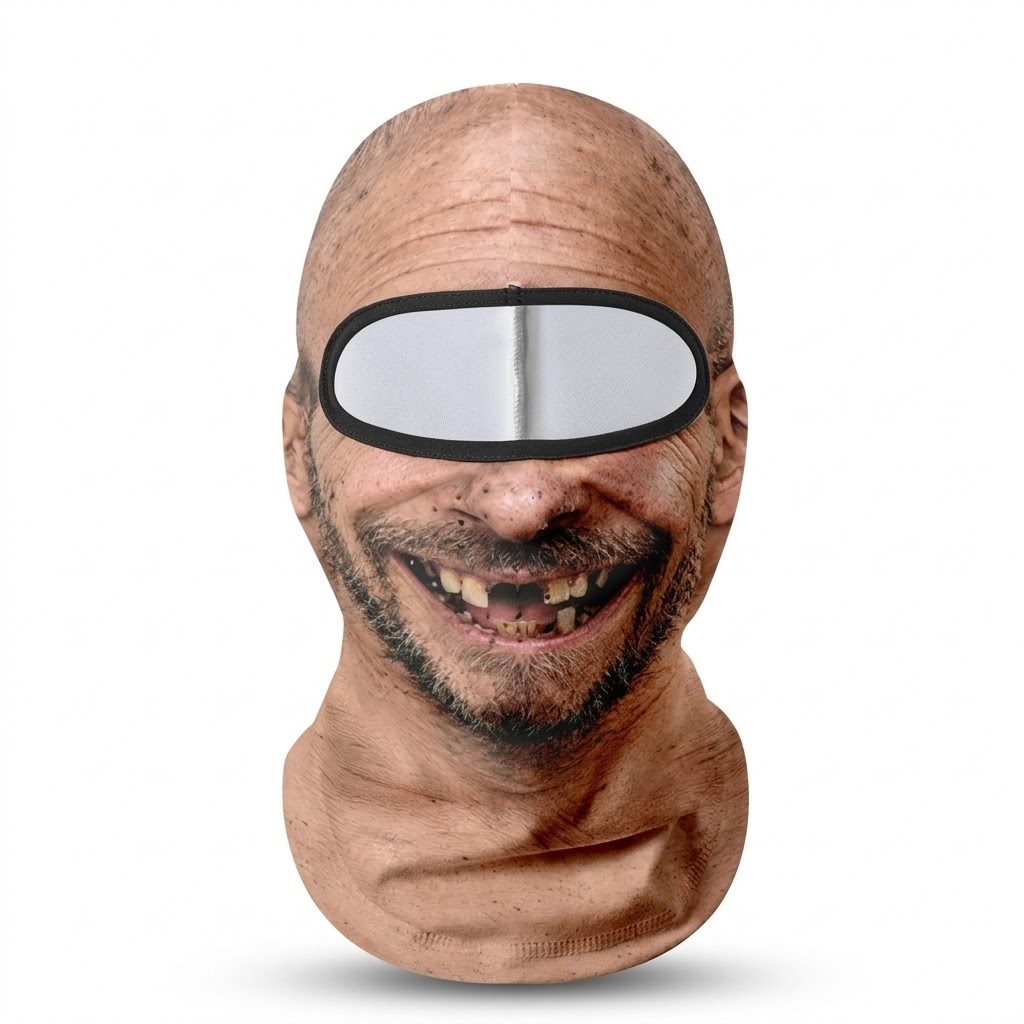 Bald Bob SF-22 3D printed balaclava – product photo on white background